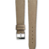 Smooth Classic taupe beige leather watch strap - tone on tone stitching - LUGS brand